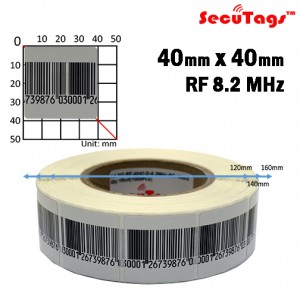 20000 BARCODE SOFT LABELS (40x40)